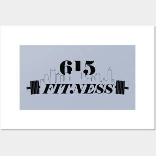 615 Fitness Logo Posters and Art